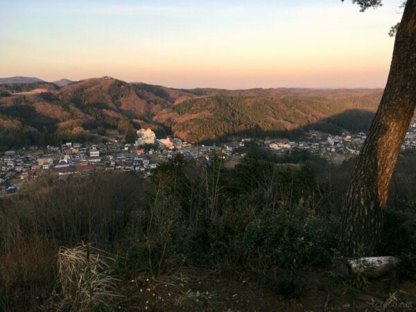 龍崖山からの眺め