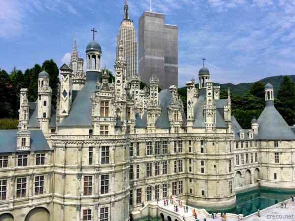 東武ワールドスクウェアの精巧なミニチュア建造物 世界遺産