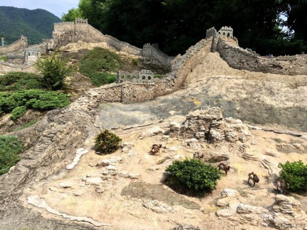 東武ワールドスクウェアの精巧なミニチュア