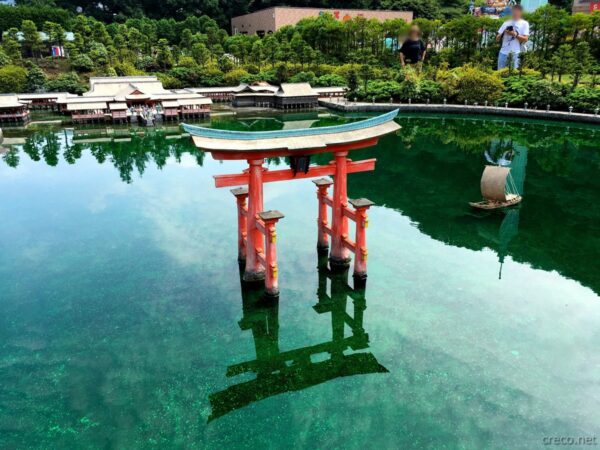 東武ワールドスクウェアの精巧なミニチュア