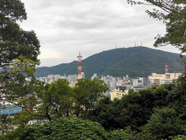 徳島城跡からの眺め