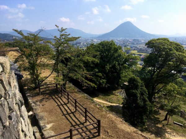 丸亀城からの景色