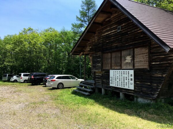 川場谷野営場の駐車場