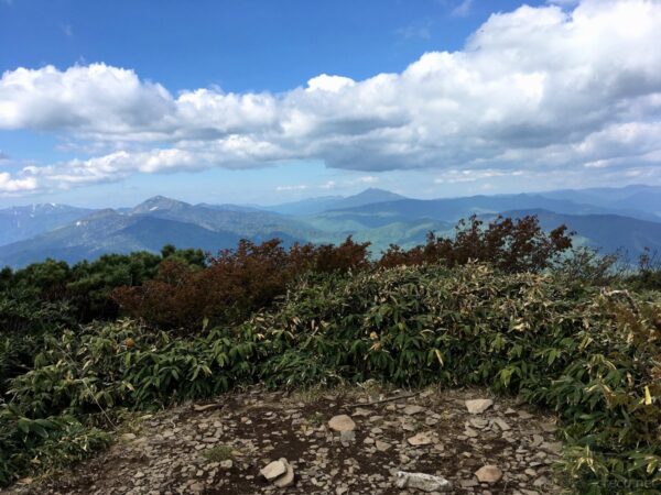 武尊山から北北東側の眺め