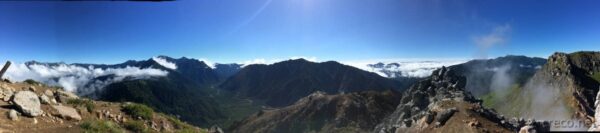焼岳山頂からのパノラマ