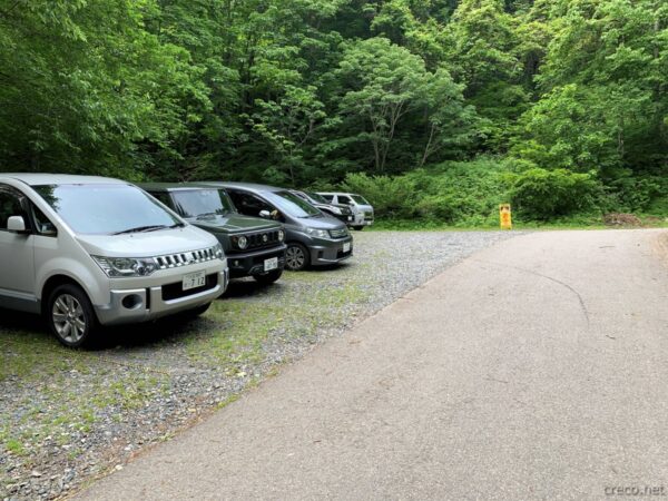 会津駒ヶ岳滝沢登山口 駐車場