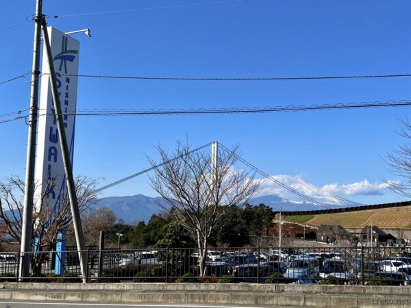 三島スカイウォークと富士山