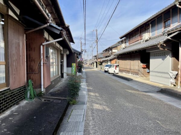 土山宿の街並み