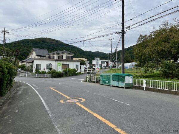 上谷の大クスまでの道