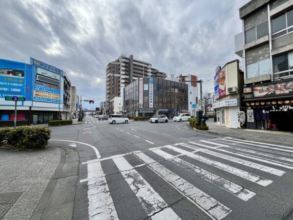 桐生市本町五丁目交差点