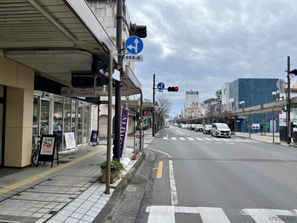 桐生市本町通り