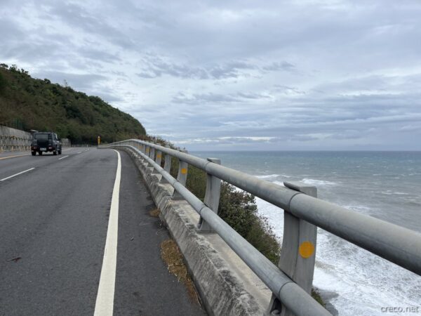 ひたすら海岸線を北上