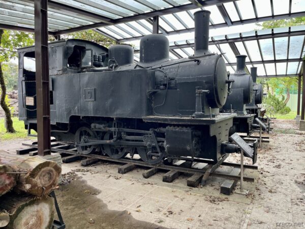 林業鉄路火車展示区の展示車両