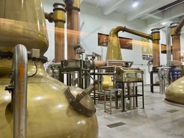 カバランウイスキーのポットスチル