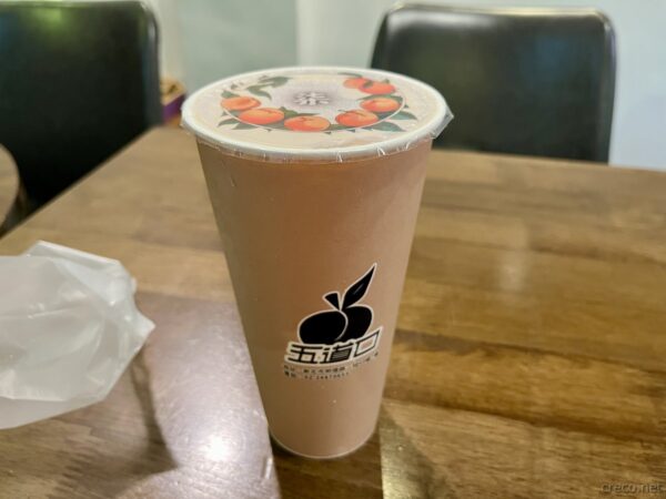 五道口のタピオカミルクティー