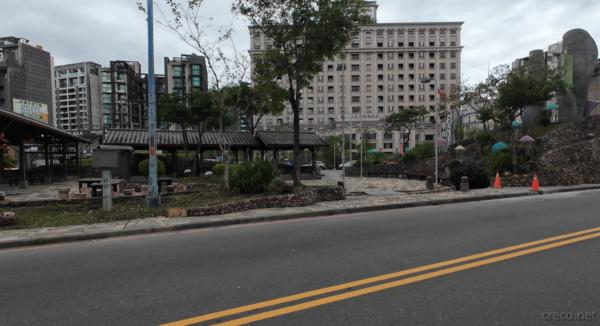 地景公園泡脚池の足湯