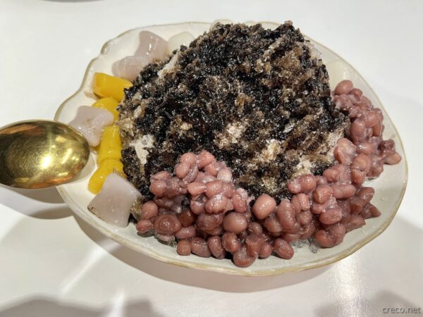 烏龍茶のかき氷