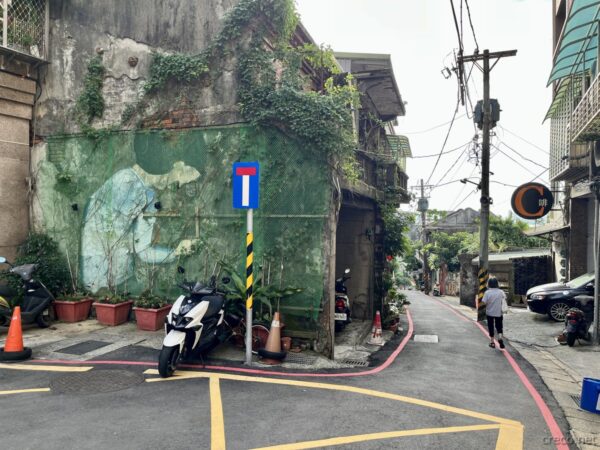 淡水の戀愛巷の路地